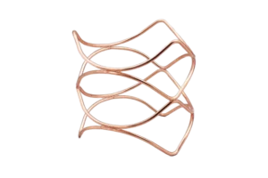 High Corrugated Copper Plated Stand***920608Rc