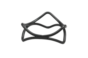 حامل مموج مكسو 11×5 أسود***920602B