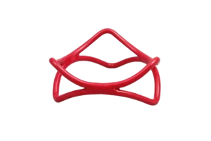 حامل مموج 11×5 أحمر ***920602R