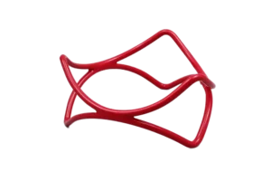 حامل مموج مكسو 16×8 أحمر***920603R