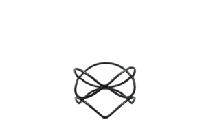 حامل متوسط مطلي بالأسود ***920606