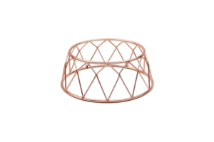 حامل مخروطي نحاسي دائري، ارتفاع 10 سم ***920904Rc