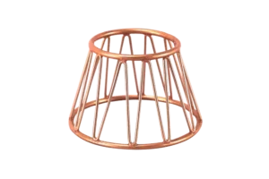 حامل دائري مخروط نحاسي صغير 10X15 ارتفاع 10 سم ***921100Rc