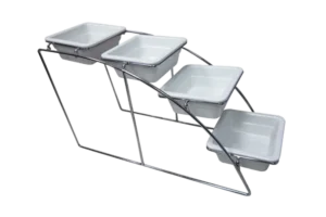 منصة خدمات الطعام 1/6 كروم***G12Ch