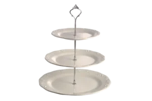 Yarokshir 3-Tier Stand, White Melamine***St32