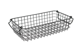 سلة شبكية حديدية 1/3 قطر 8 سم أسود ***960303B
