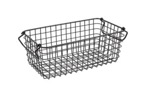 سلة شبكية حديدية 1/3 قطر 12 سم أسود ***960305B