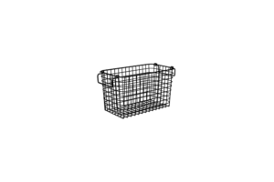 سلة شبكية حديدية 1/3 قطر 16 سم أسود ***960306B