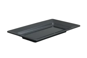 صحن تقديم مستطيل 36×20.5 ميلامين أسود ***100114B