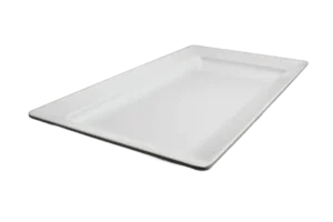 طبق تقديم مستطيل 56×32.5 سم، ميلامين أبيض ***100122