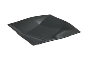 طبق تقديم ماسي 35 سم ميلامين أسود ***100514B