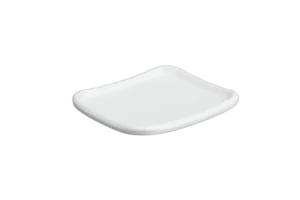 صحن مربع 12×10.5 سم ملامين أبيض ***103105