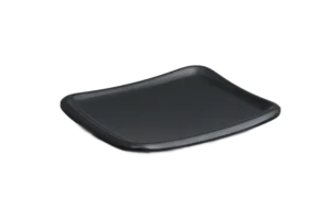 صحن مربع 14×12 سم ملامين أسود ***103106B