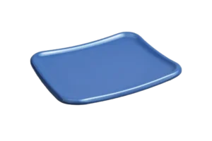 صحن مربع 12×14 سم ملامين أزرق ***103106Bl