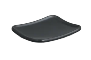 صحن مربع 17×14 سم ملامين أسود ***103107B