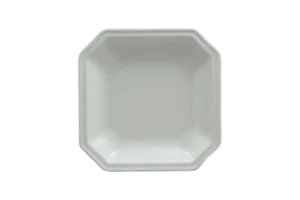Daisy Plate 15X15X2 White Melamine***114806