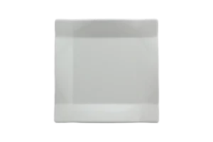 طبق مربع بنفسجي 20 سم، ميلامين أبيض***115508