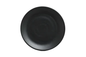 Zen Wind 12.7 Melamine Black Plate***116905B
