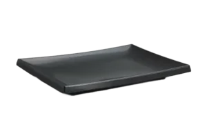 طبق سوشي 27X39.5 ميلامين أسود***118616B