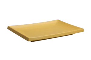 طبق سوشي 27X39.5 ميلامين أصفر***118616Y