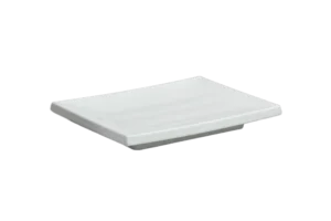 طبق سوشي 14X20.5 ميلامين أبيض***118708