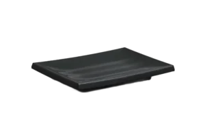 طبق سوشي 14X20.5 ميلامين أسود***118708B