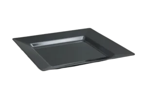 طبق تقديم مربع 40 سم حواف ميلامين أسود ***118816B