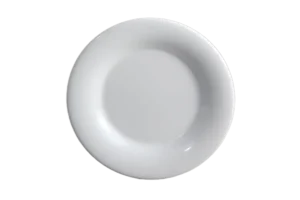 20 Cm Plate With White Melamine Rim***119908