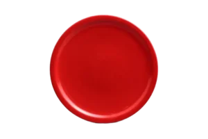 طبق اقتصادي 22.6 سم ميلامين أحمر ***120209R
