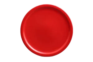 طبق اقتصادي 25 سم ميلامين أحمر ***120210R