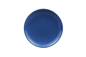 Crescent Plate 15.4 Cm Blue Melamine***122606Bl