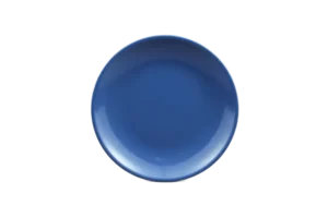 Crescent Plate 17.8 Cm Blue Melamine***122607Bl