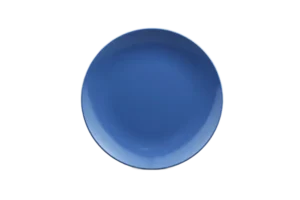 Crescent Plate 20 Cm Blue Melamine***122608Bl