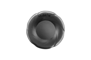 Deep Pattaya Plate 22.5X3.3 Cm Skura Melamine Black***126209B