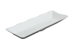 Pacific Serving Plate 16X45 White Melamine***132318