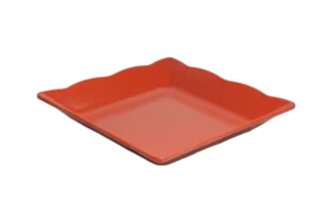 Pacific 30 Square Serving Plate Rust Red Melamine***132412Rr