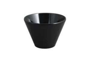 وعاء مخروطي 16 سم ميلامين أسود ***207206B