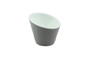 Nami Sloping Bowl 11 Cm White Melamine***207305