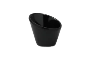 Nami Slanted Bowl 6 Cm Black Melamine***207325B