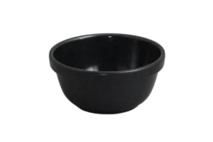 صينية ميلامين أسود قابلة للتكديس 11 سم ***209404B