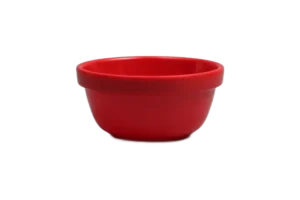 طبق ميلامين أحمر 11 سم قابل للتكديس ***209404R