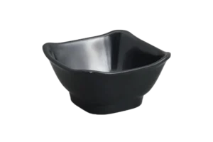 صينية مربعة 5.5X12X12 ميلامين أسود***209505B