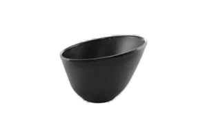وعاء مائل 12.5 سم سكورا ميلامين أسود ***210905B