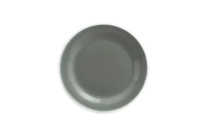 23 Cm Plate, Gray Enamel Look, White Stripe, Melamine***2207092