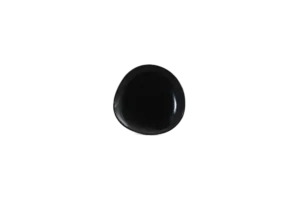 Oval Fluv Melamine Saucer Black***515704B