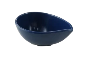 Petite Deep Drop 10X7.5 Melamine Rust Blue***516404Rb