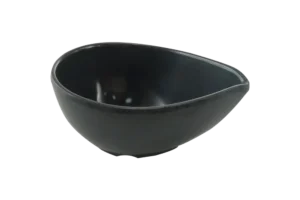 Petite Deep Drop 10X7.5 Melamine Rust Gray***516404Rg