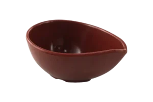 Petite Deep Drop 10X7.5 Melamine Rust Red***516404Rr