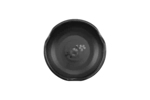 Timor Saucer 10.2X2.3 Cm Skura Melamine Black***527304B