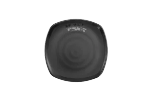 Nago Square Plate 27.8 Cm Skura Melamine Black***528011B